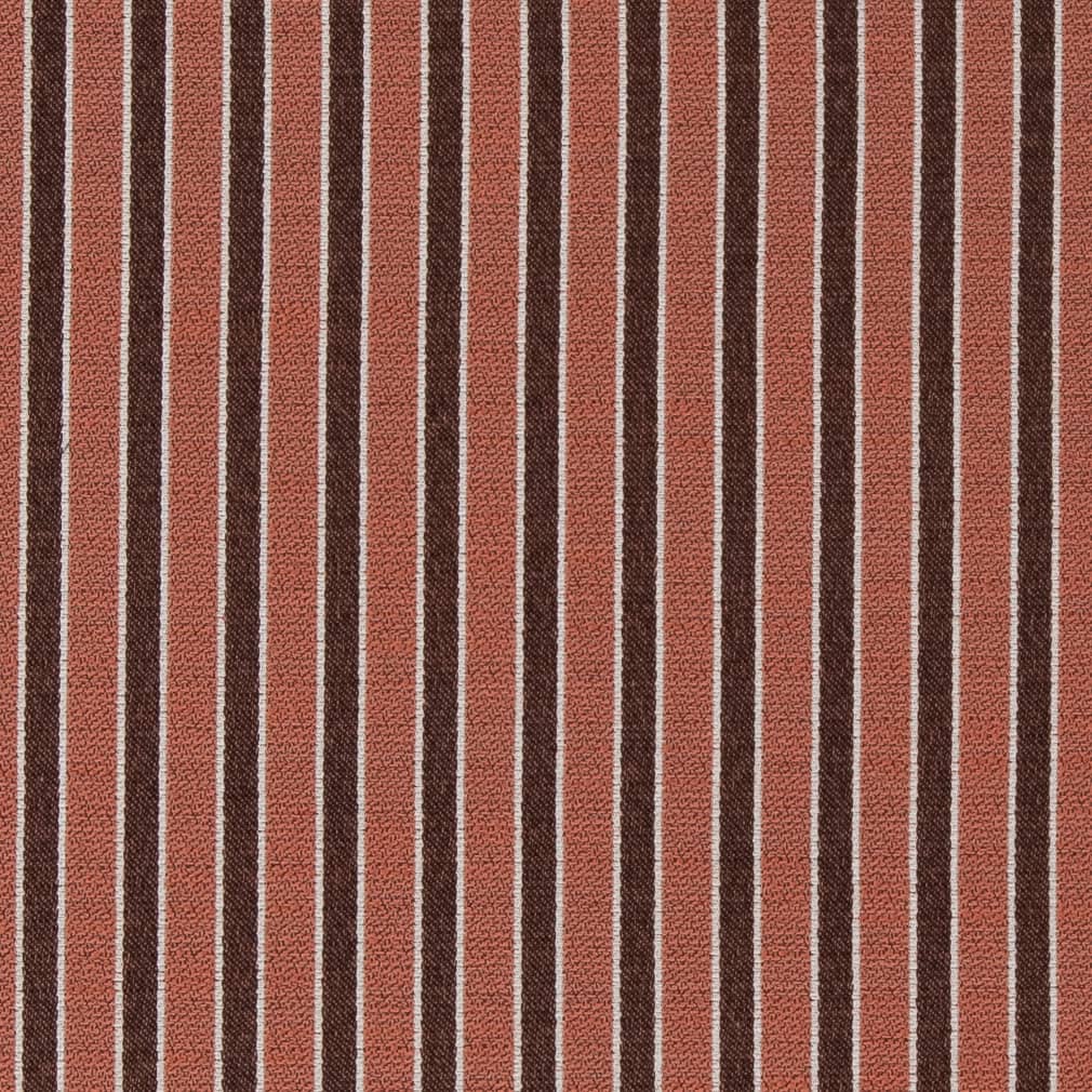 Charlotte Salmon Stripe Fabric D2131