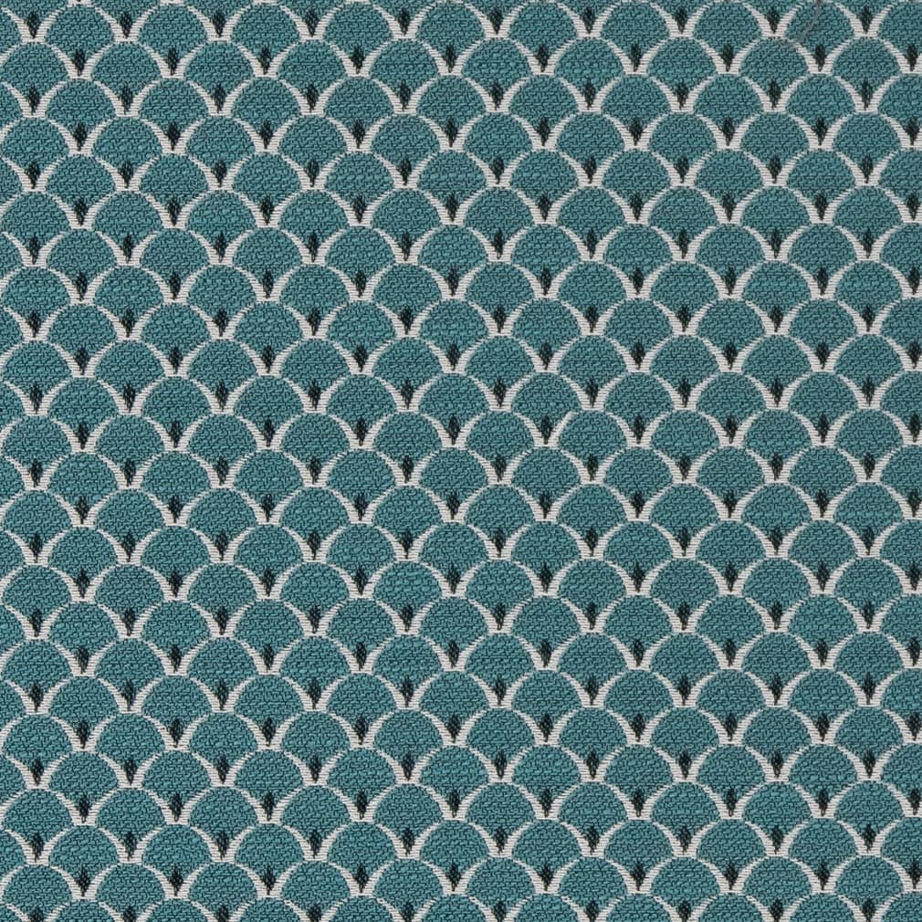 Charlotte Aqua Scales Fabric D2139