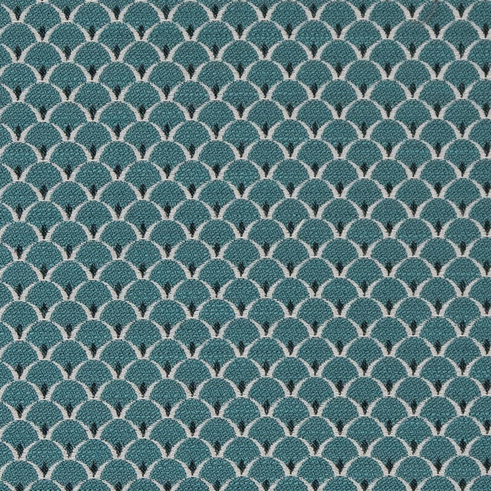 Charlotte Aqua Scales Fabric D2139