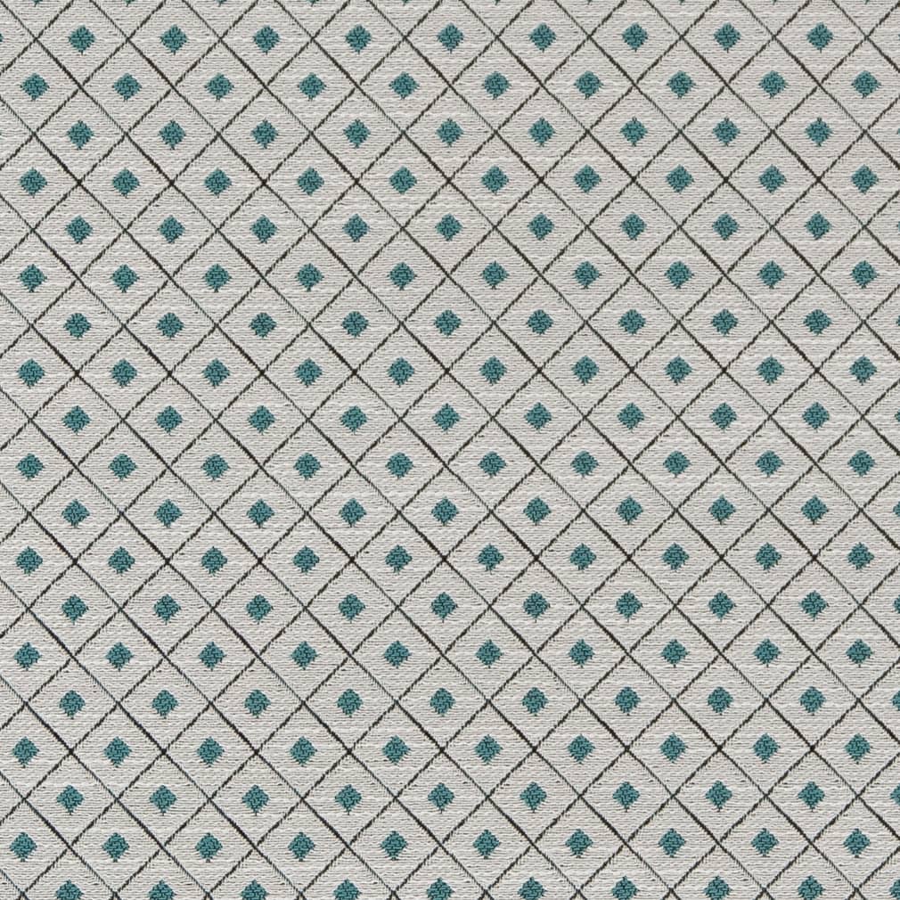 Charlotte Aqua Diamond Fabric D2149