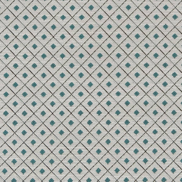 Charlotte Aqua Diamond Fabric D2149