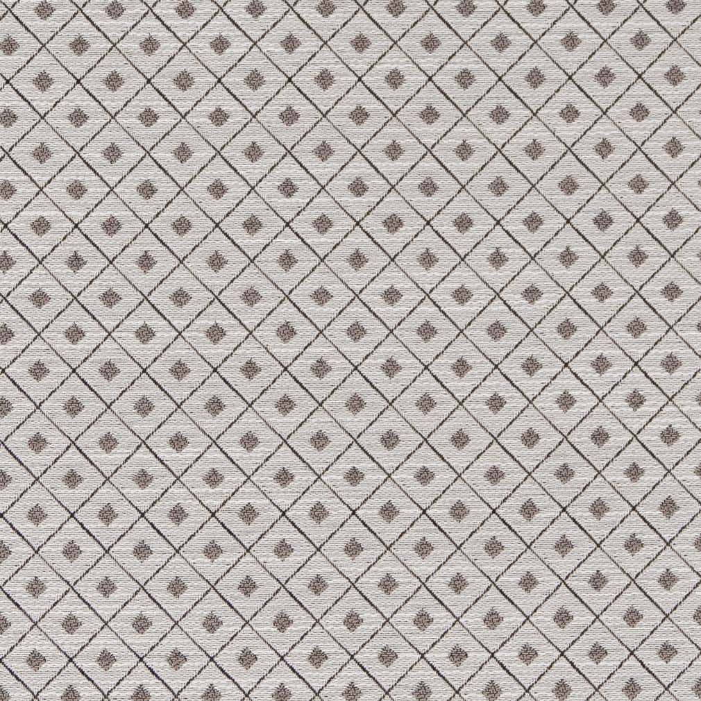 Charlotte Pewter Diamond Fabric D2155