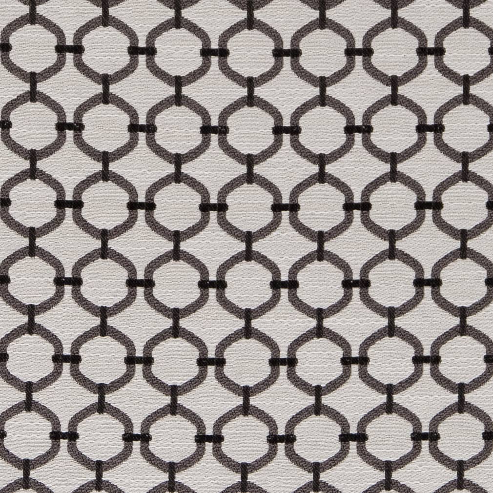 Charlotte Charcoal Lattice Fabric D2170