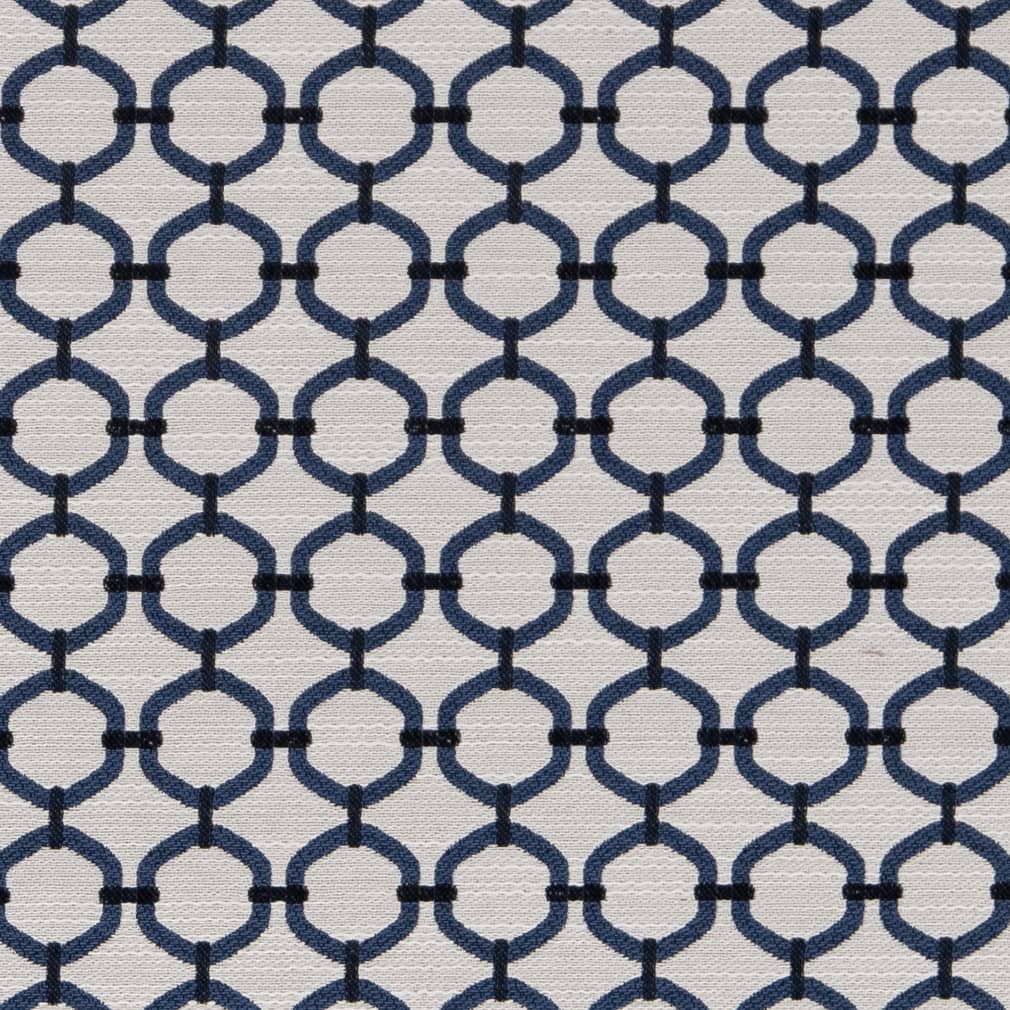 Charlotte Wedgewood Lattice Fabric D2174