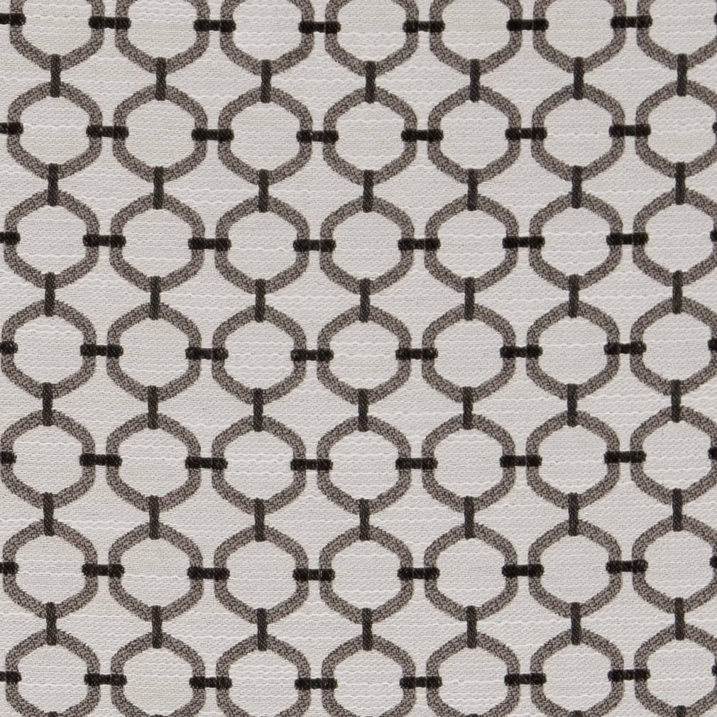 Charlotte Pewter Lattice Fabric D2175