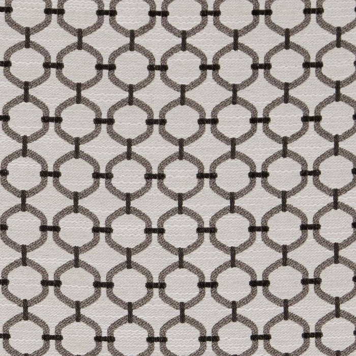 Charlotte Pewter Lattice Fabric D2175