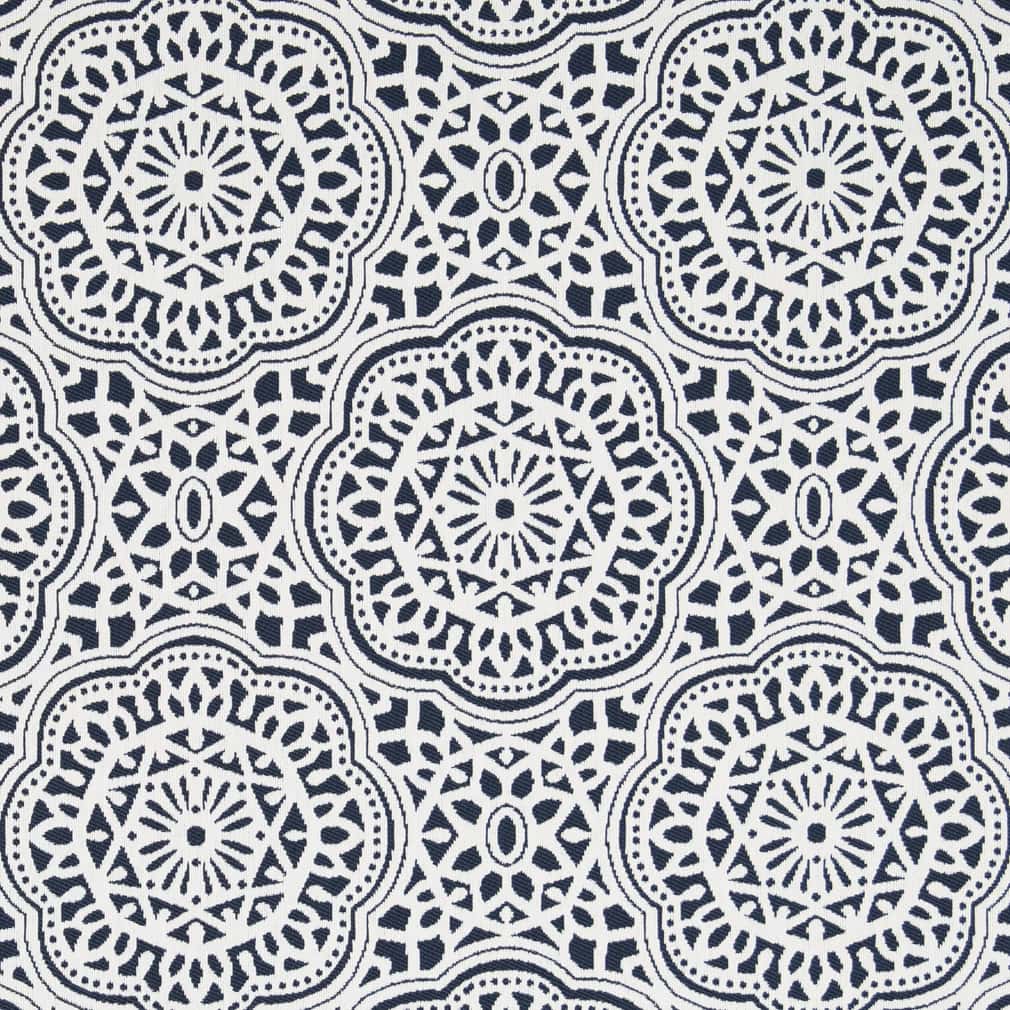 Charlotte Indigo Fabric Sample D2546