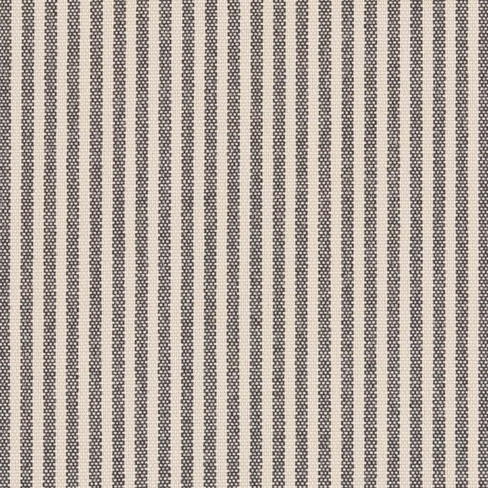 Charlotte Ticking Coal Fabric Sample D2586