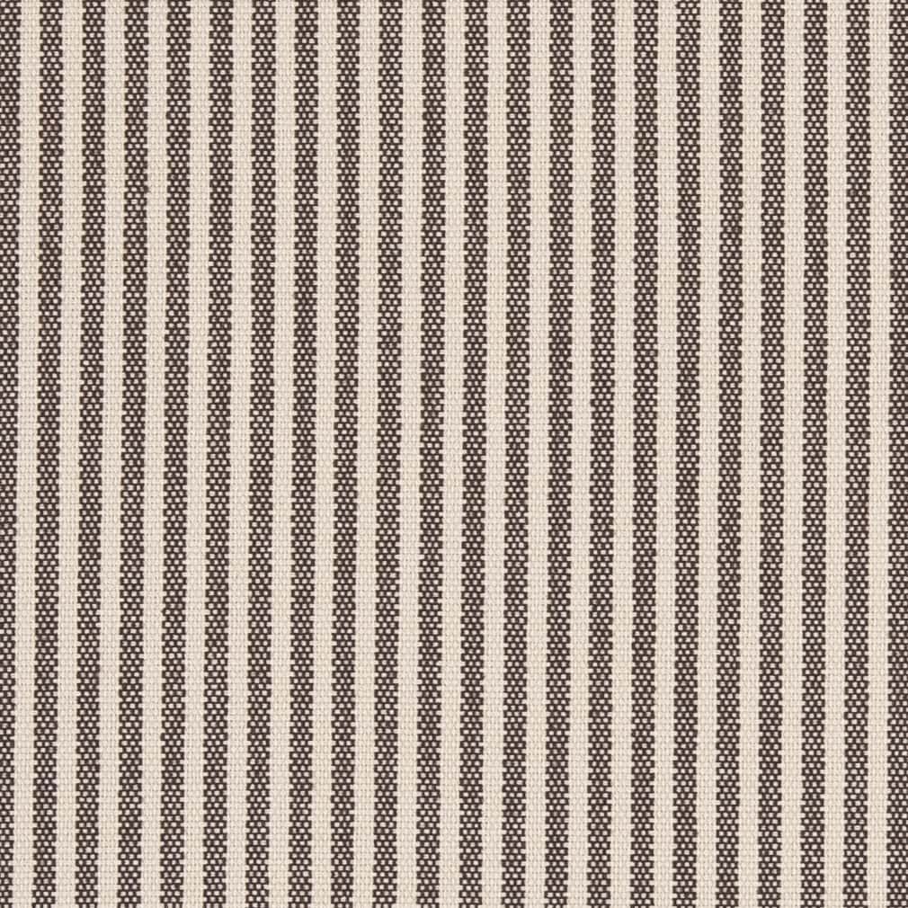 Charlotte Ticking Walnut Fabric D2589