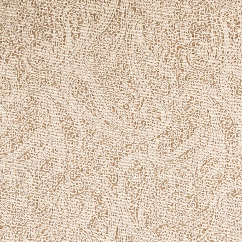 Charlotte Paisley Cafe Fabric D2593