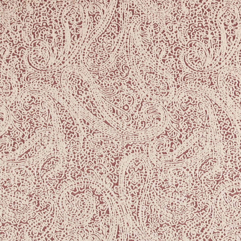 Charlotte Paisley Crimson Fabric D2595