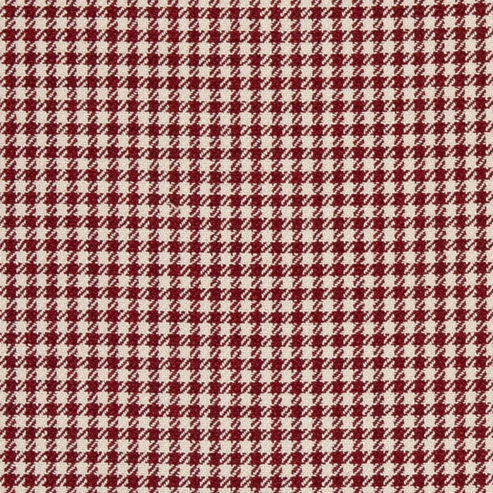 Charlotte Check Crimson Fabric D2608