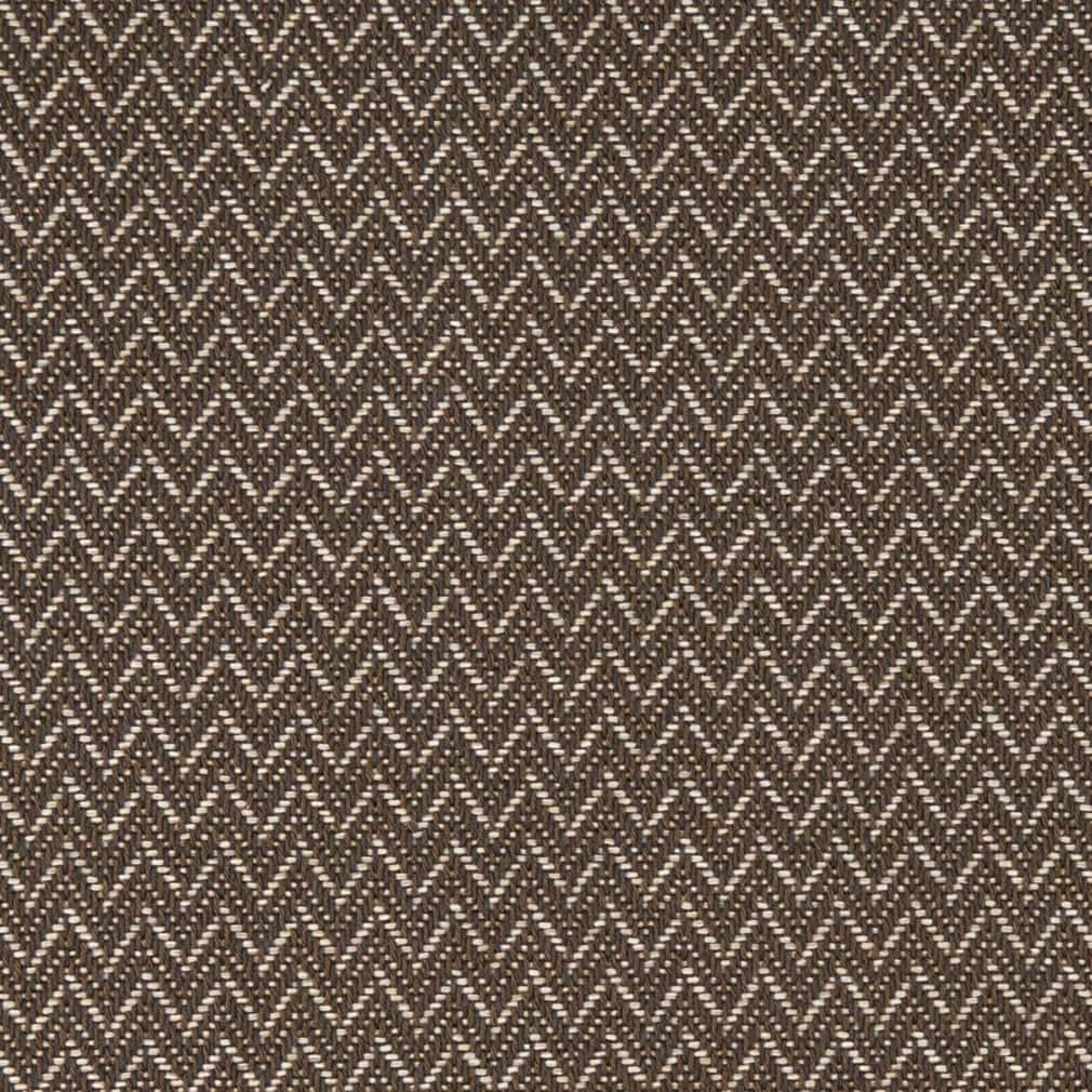 Charlotte Chevron Walnut Fabric D2613