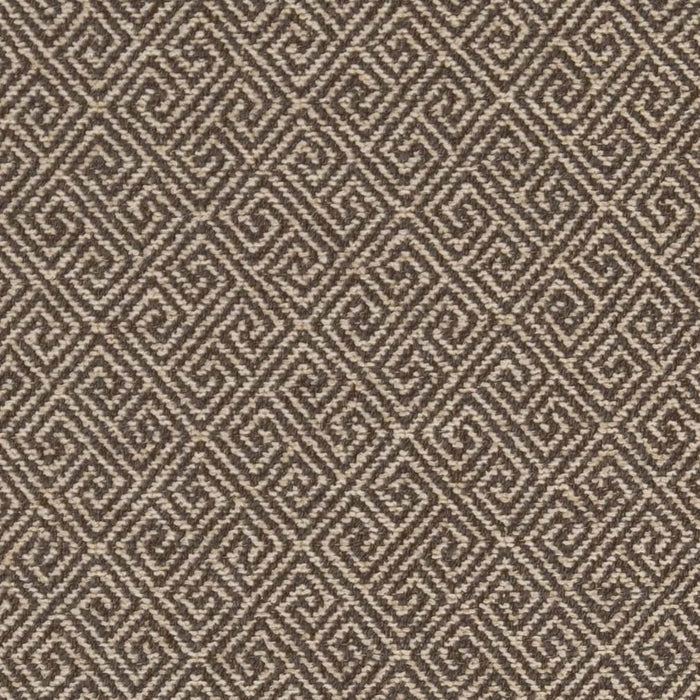 Charlotte Greek Key Walnut Fabric Sample D2619