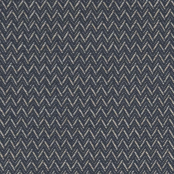 Charlotte Chevron Navy Fabric Sample D2621