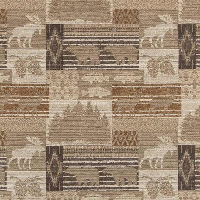 Charlotte Moose Neutral Fabric Sample D2687