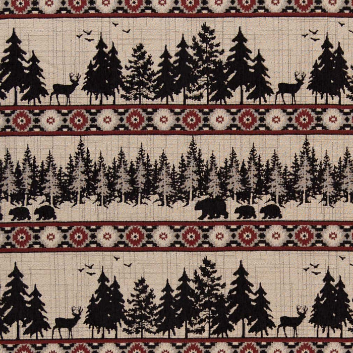 Charlotte Forest Crimson Fabric D2692