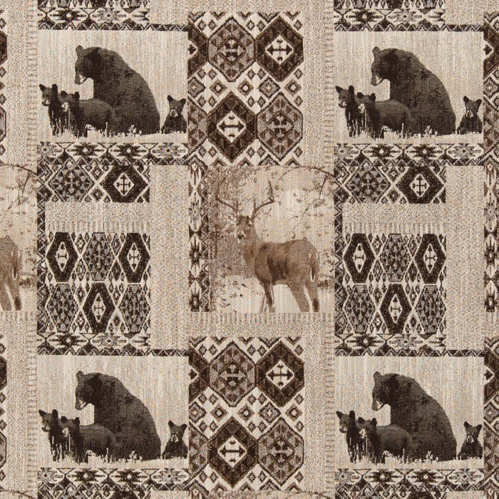 Charlotte Den Brownstone Fabric Sample D2696