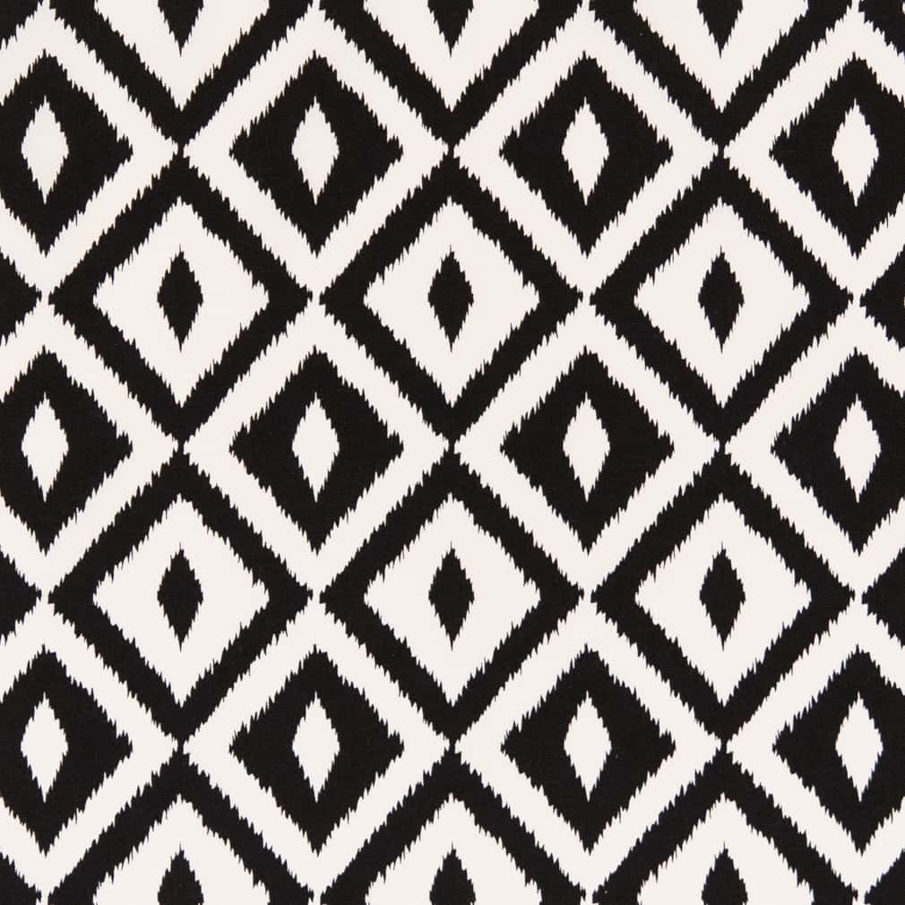 Charlotte Black Fabric Sample D2708