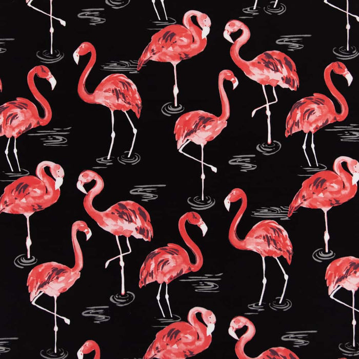 Charlotte Flamingo Fabric Sample D2730