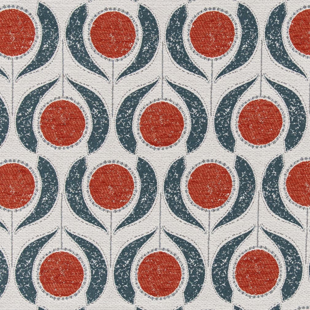 Charlotte Papaya Fabric Sample D3066