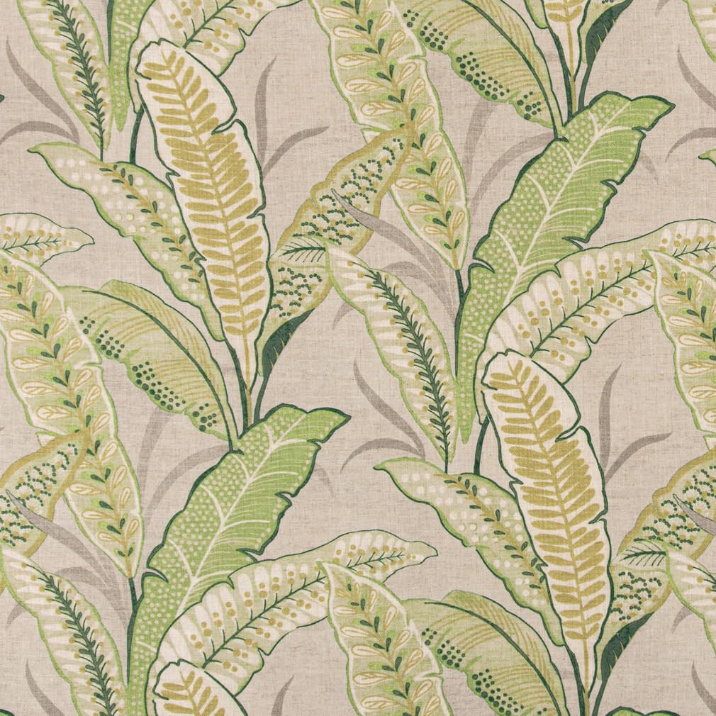 Charlotte Leaf Fabric Sample D3306