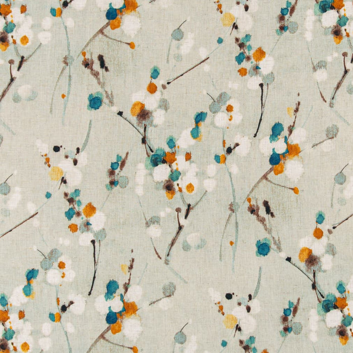 Charlotte Turquoise Fabric Sample D3320