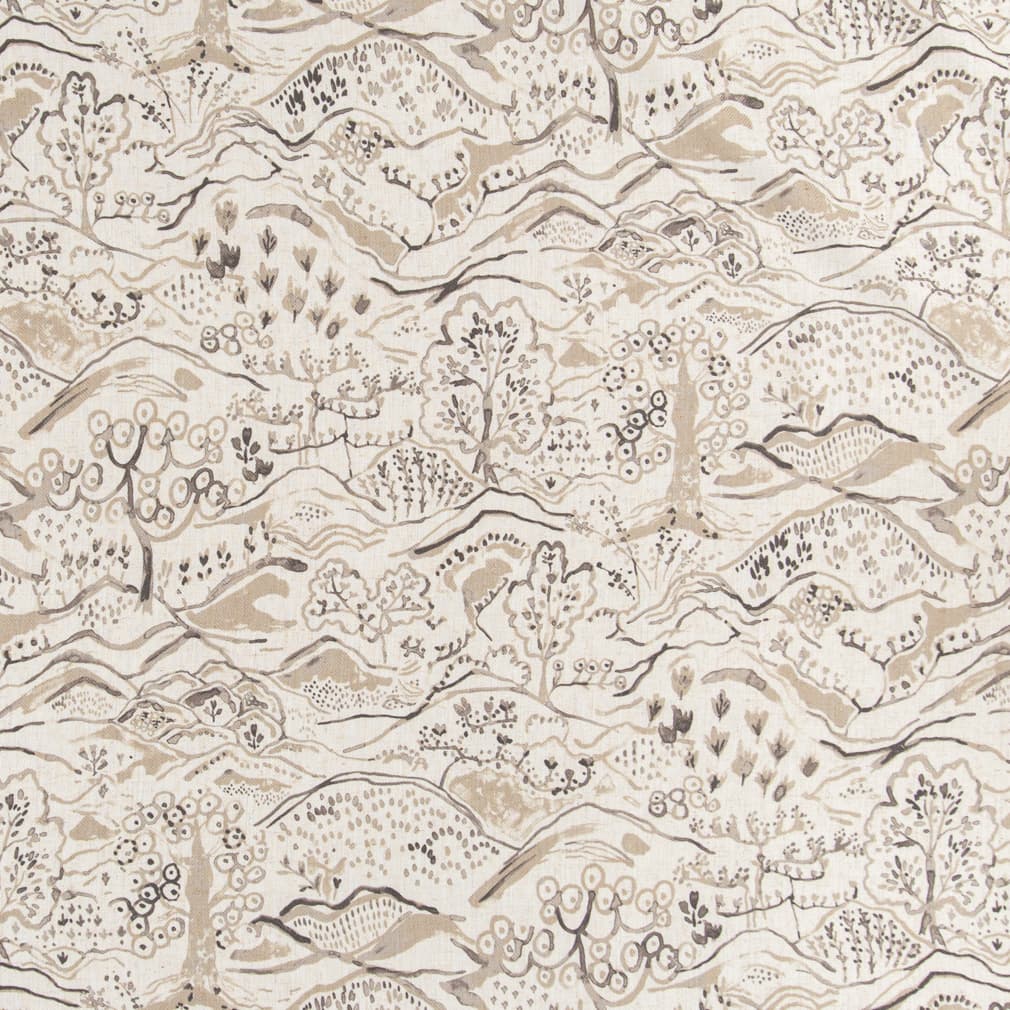 Charlotte Fawn Fabric Sample D3334