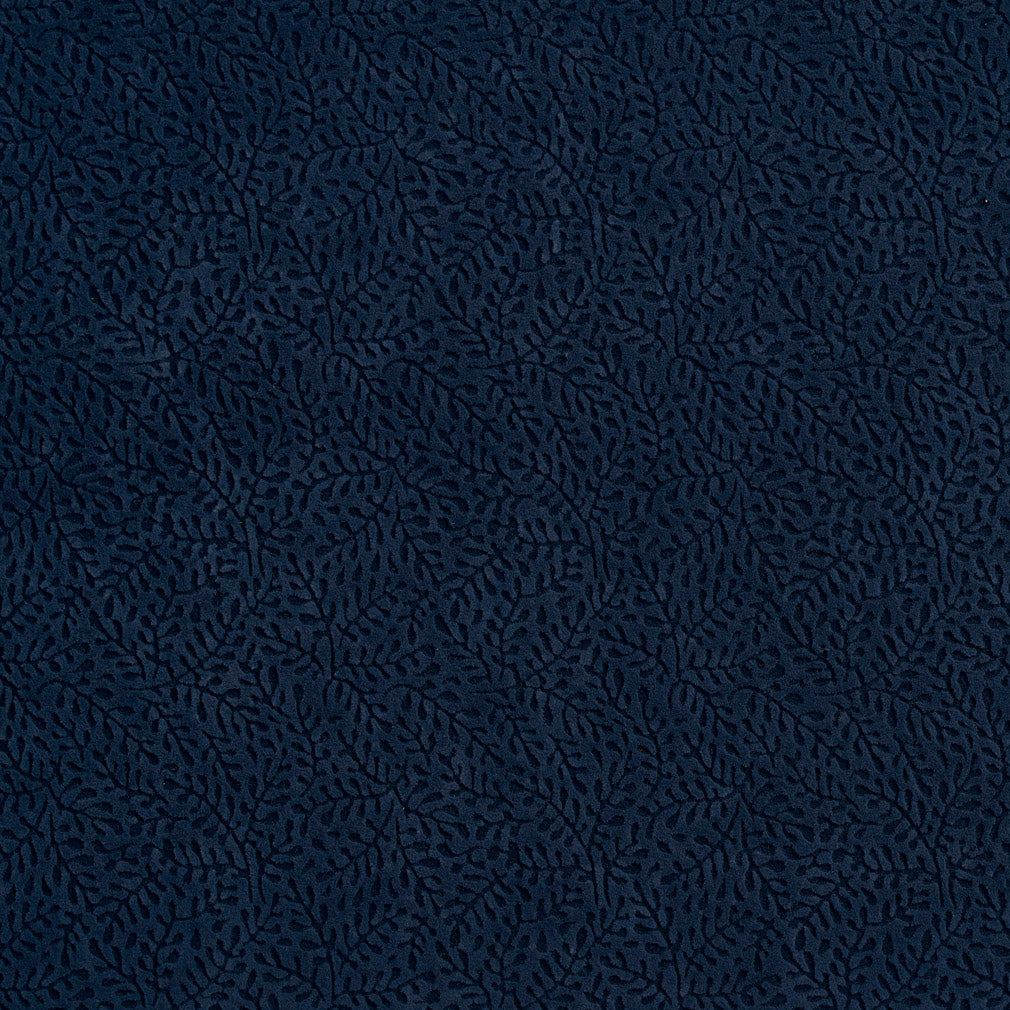 Charlotte Navy Vine Fabric D552