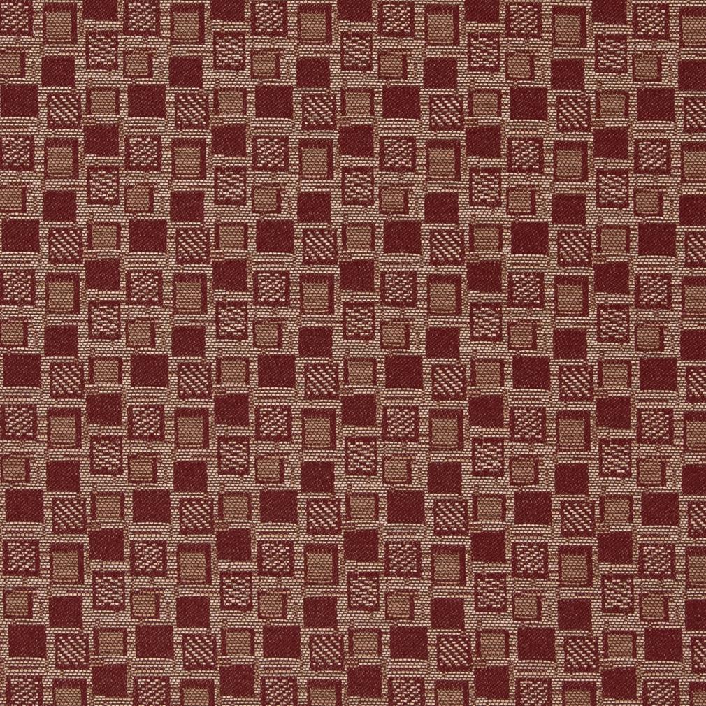 Charlotte Squares/spice Fabric D928