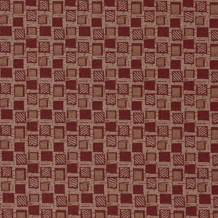 Charlotte Squares/spice Fabric D928