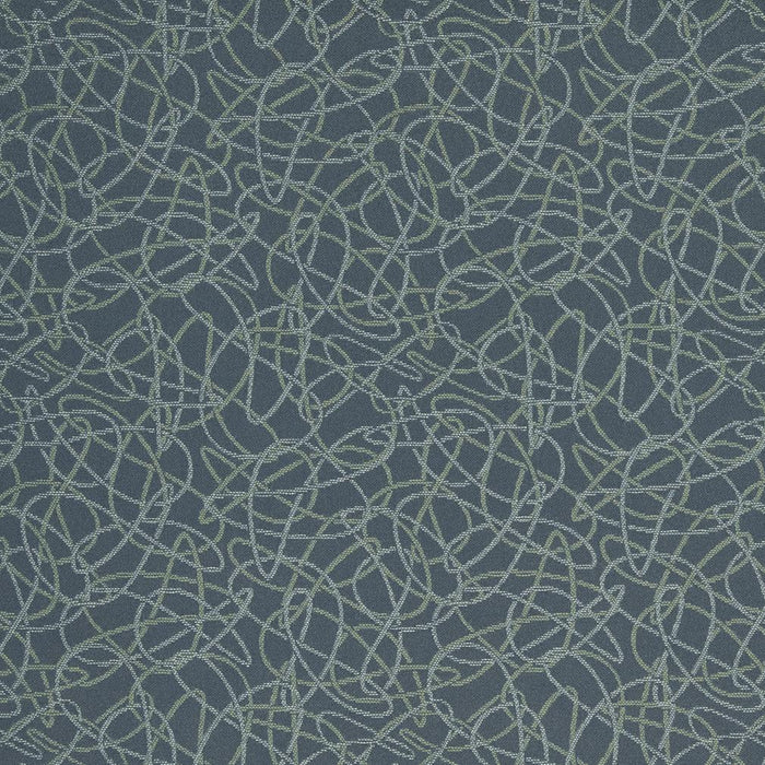 Charlotte Squiggles/aegean Fabric Sample D929