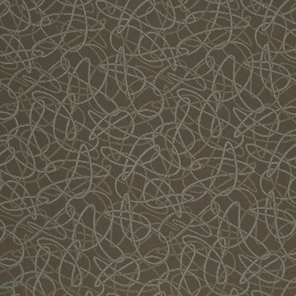 Charlotte Squiggles/chocolate Fabric D931