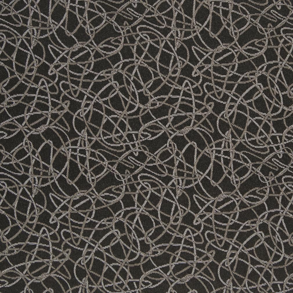 Charlotte Squiggles/coal Fabric D932