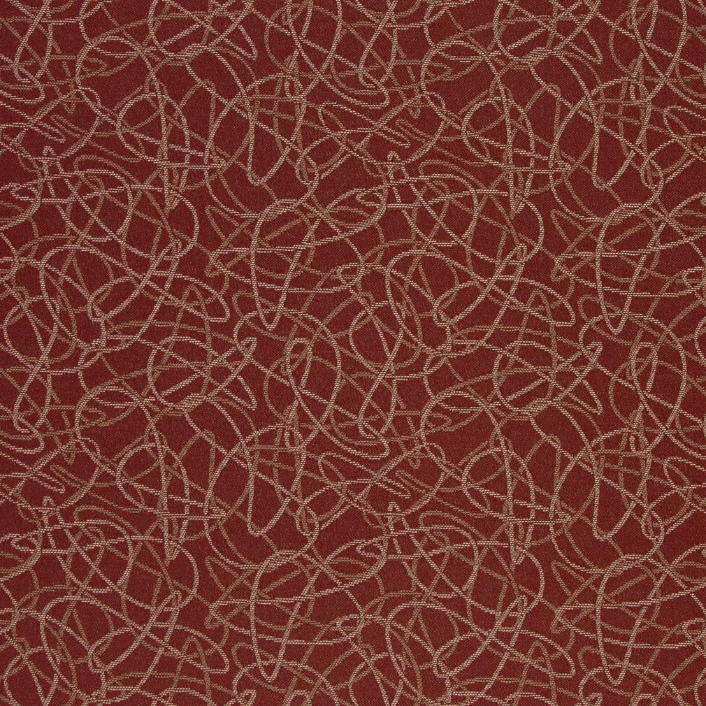 Charlotte Squiggles/spice Fabric D936