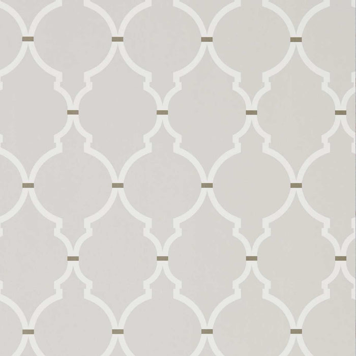 Sanderson Empire Trellis Silver/Calico 216335 Wallpaper DART216335