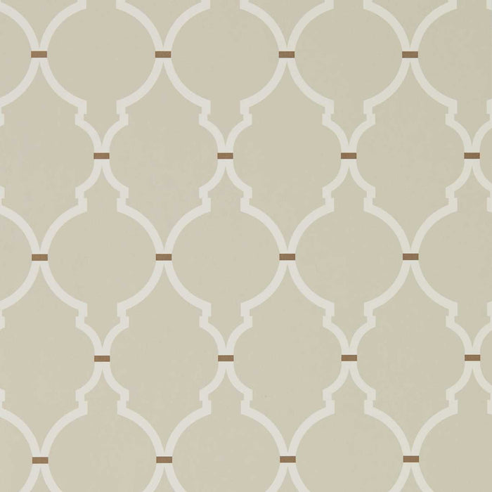 Sanderson Empire Trellis Linen/Cream 216337 Wallpaper DART216337