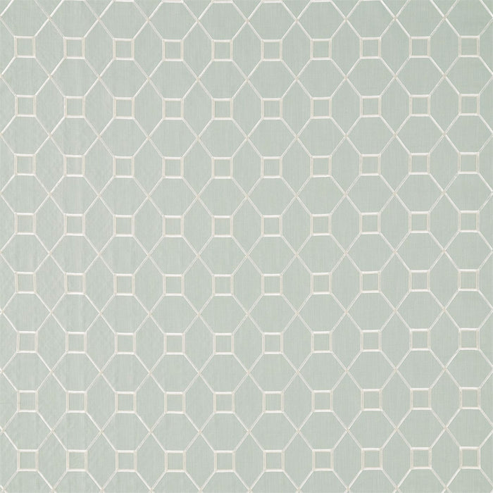 Sanderson Baroque Trellis Wedgwood/Chalk 236360 Fabric DART236360