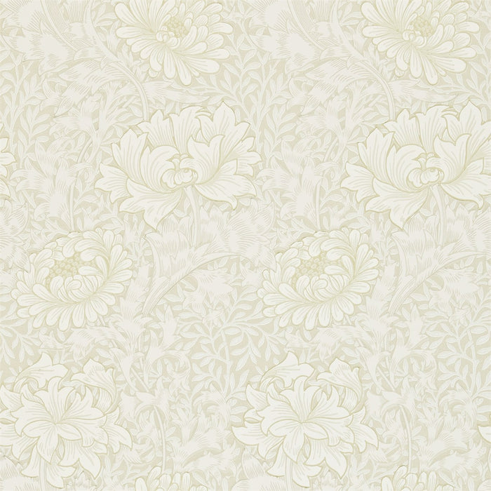 Morris & Co Chrysanthemum Chalk 212546 Wallpaper DARW212546