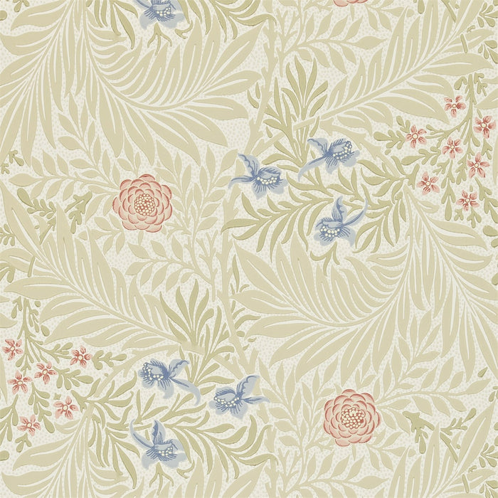 Morris & Co Larkspur Manilla/Old Rose 212557 Wallpaper DARW212557