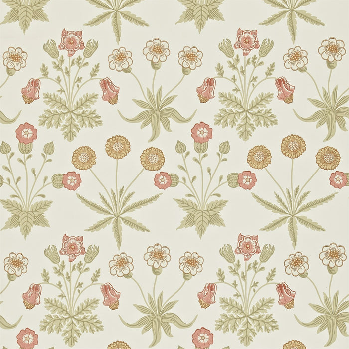 Morris & Co Daisy Coral/Manilla 212560 Wallpaper DARW212560