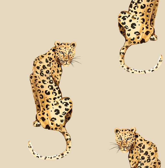 Daisy Bennett Leopard King Pale Oak Peel & Stick Wallpaper DB20205