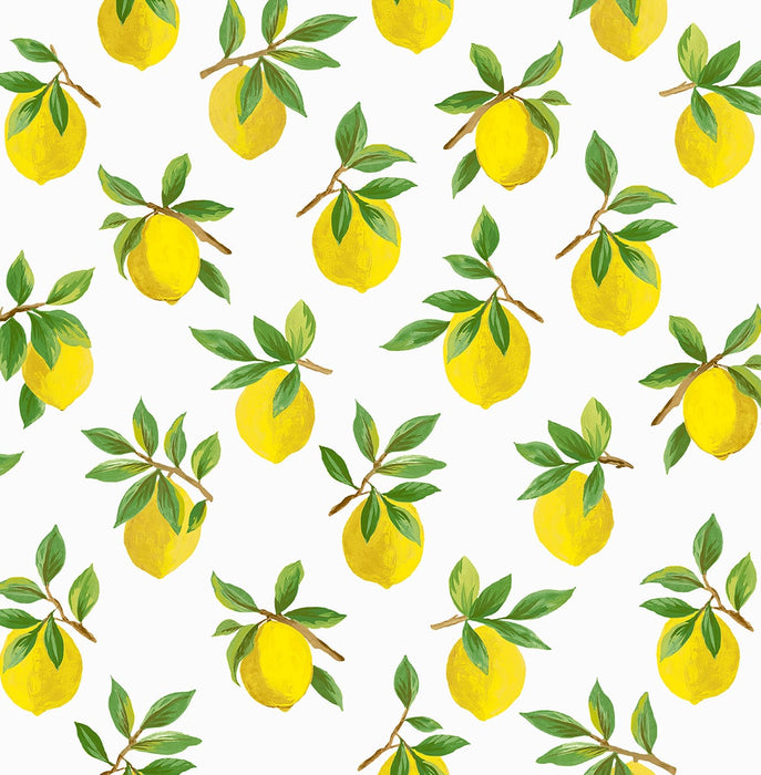 Daisy Bennett Lemoncello White Peel & Stick Wallpaper DB20403