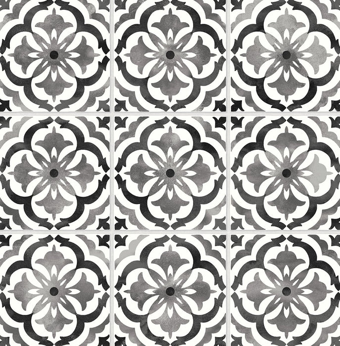 Daisy Bennett Sorento Tile Black Peel & Stick Wallpaper DB20500