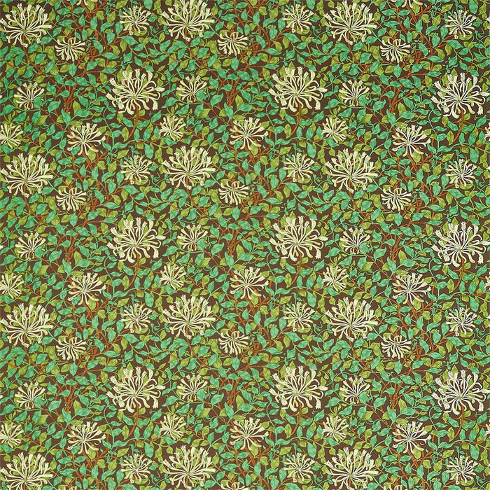 Morris & Co Honeysuckle Autumn 226851 Fabric DBPF226851