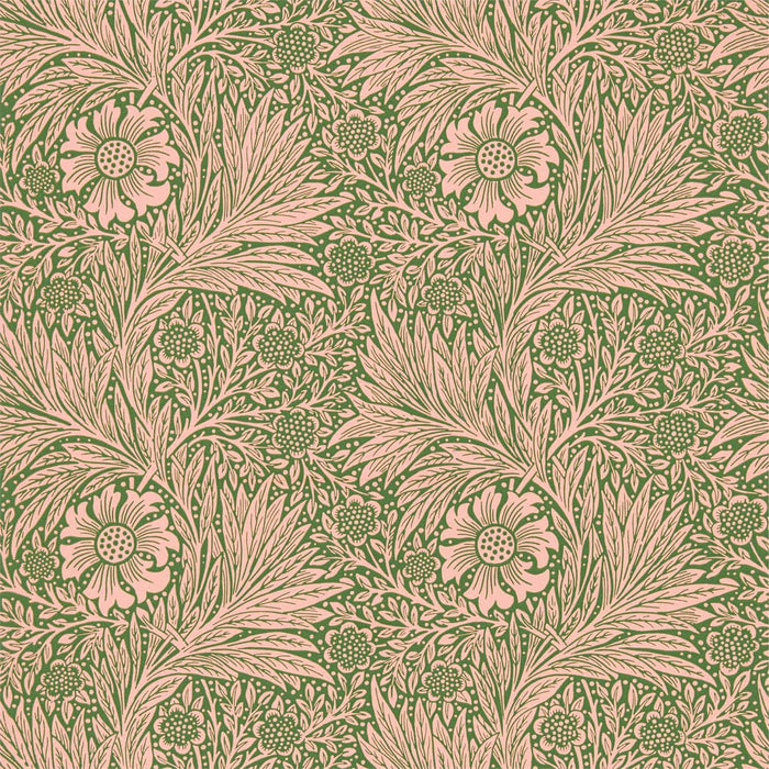 Morris & Co Marigold Pink/Olive 216953 Wallpaper DBPW216953