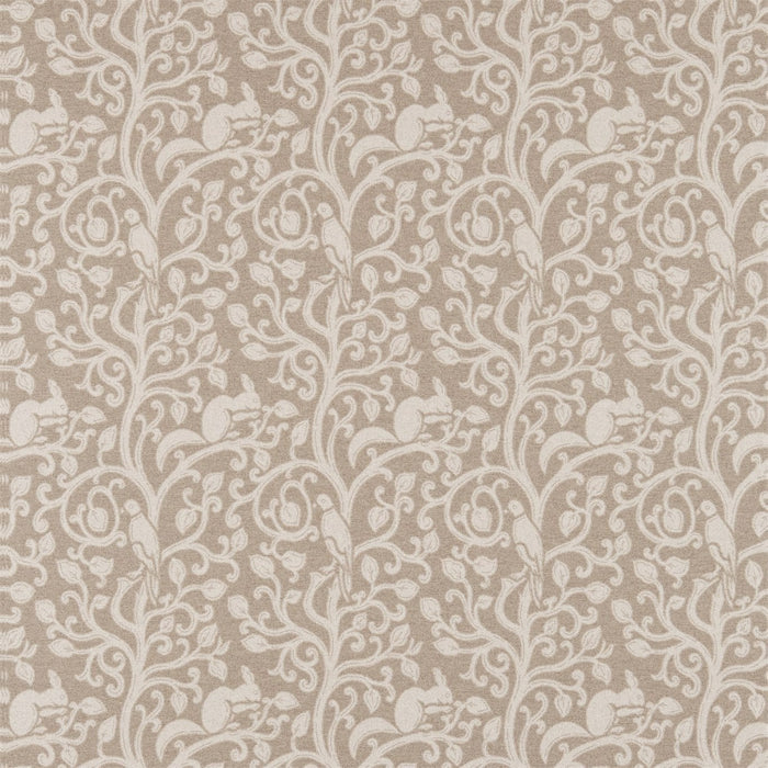 Sanderson Squirrel & Dove Wool Linen 233265 Fabric DBYR233265