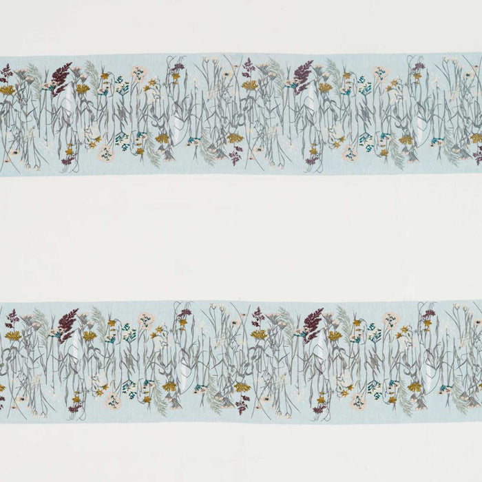 Sanderson Pressed Flowers Mist/Shell 236554 Fabric DEBB236554