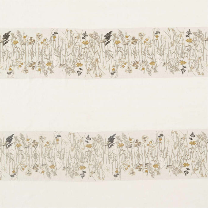 Sanderson Pressed Flowers Sable/Corn 236555 Fabric DEBB236555