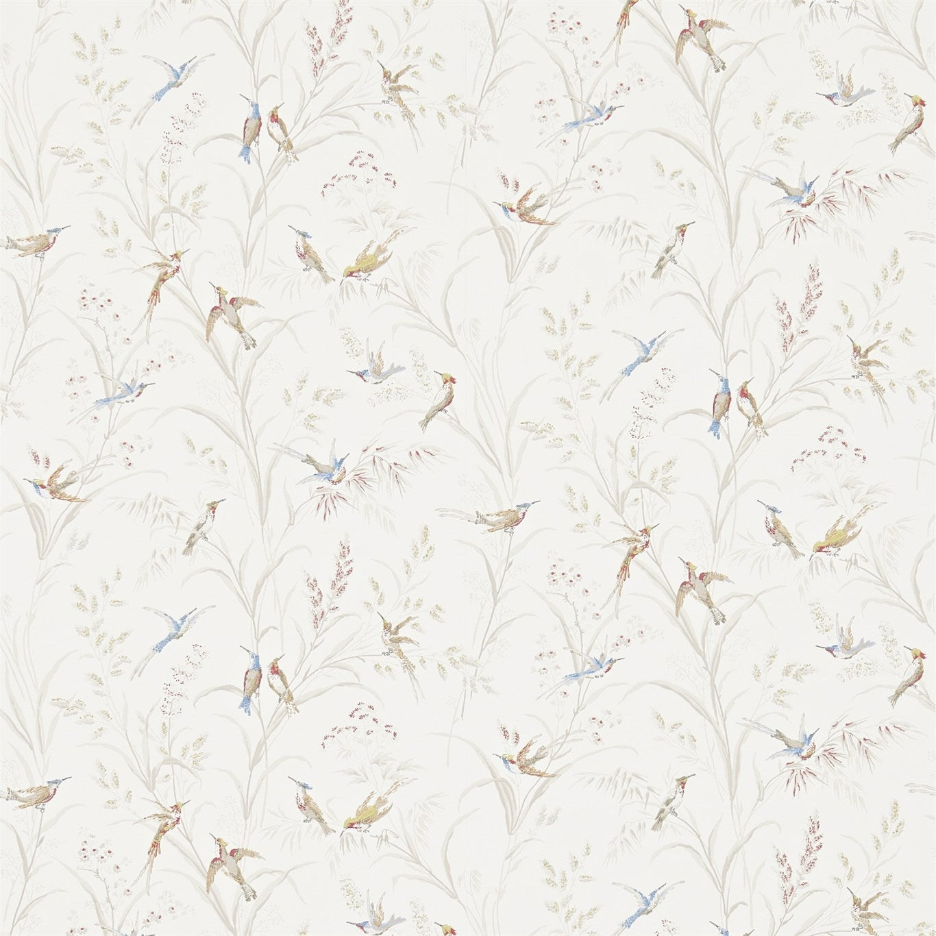 Sanderson Tuileries Taupe/Multi 214080 Wallpaper DFAB214080